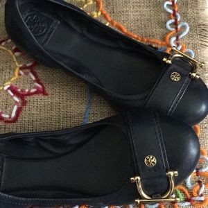 Navy Blue Tory Burch flats